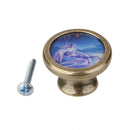 Round Door Handles Wardrobe Cabinet Pull Cupboard Drawer Knob Scorpio Fairy