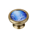 Round Door Handles Wardrobe Cabinet Pull Cupboard Drawer Knob Pisces Fairy