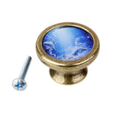 Round Door Handles Wardrobe Cabinet Pull Cupboard Drawer Knob Pisces Fairy