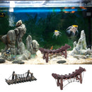 Aquarium Fish Tank Suspension Bridge Ornament Cave Landscaping Decoration S