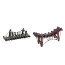 Aquarium Fish Tank Suspension Bridge Ornament Cave Landscaping Decoration S