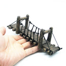 Aquarium Fish Tank Suspension Bridge Ornament Cave Landscaping Decoration S