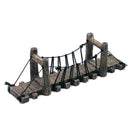 Aquarium Fish Tank Suspension Bridge Ornament Cave Landscaping Decoration S