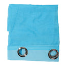 Elegant Eyelet Curtain Dapes Solid Window Panel Room Door Office Living Room Decor Blue