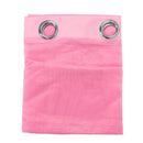 Elegant Eyelet Curtain Dapes Solid Window Panel Room Door Office Living Room Decor Pink