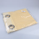 Elegant Eyelet Curtain Dapes Solid Window Panel Room Door Office Living Room Decor Light Yellow