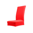 Environment Friendly Stretchable Chair Slip Cover Home Kitchen Hotel Office Wedding Party Celebrations Decor Red
