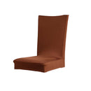 Solid Color Polyester Spandex Dining Stool Chair Cover Slipcover Home Offcie Wedding Party Chair Cover Coffee