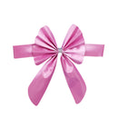 Elastic Sash Band Chair Back Wedding Bowknot Bow Ribbon Decoration for Hotel Restaurant Wedding Party Chair Decor Pink