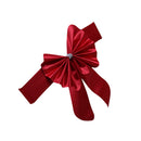 Elastic Sash Band Chair Back Wedding Bowknot Bow Ribbon Decoration for Hotel Restaurant Wedding Party Chair Decor Red