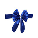 Elastic Sash Band Chair Back Wedding Bowknot Bow Ribbon Decoration for Hotel Restaurant Wedding Party Chair Decor Dark Blue