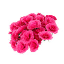 Artificial Realistic Silk Rose Flower Heads Bulk Wedding Party Table Centerpiece DIY Flowers Pack of 50PCS Rosy