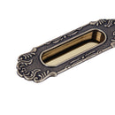Convenient Buckle Fixed Design Drawer Door Cabinet Bin Wardrobe Knob Kitchen Living Room Bedroom Decor Antique Bronze