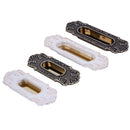 Convenient Buckle Fixed Design Drawer Door Cabinet Bin Wardrobe Knob Kitchen Living Room Bedroom Decor Antique Bronze