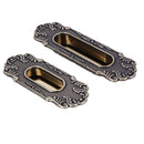 Convenient Buckle Fixed Design Drawer Door Cabinet Bin Wardrobe Knob Kitchen Living Room Bedroom Decor Antique Bronze