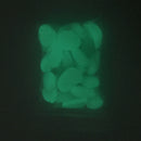 Pack of 100PCS Glow In The Dark Pebbles Stone Fish Tank Aquarium Decor Home Party Garden Yard Decor Ornaments Light Green