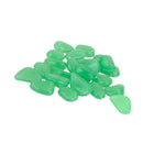 Pack of 100PCS Glow In The Dark Pebbles Stone Fish Tank Aquarium Decor Home Party Garden Yard Decor Ornaments Light Green