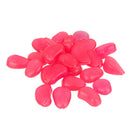 Pack of 100PCS Glow In The Dark Pebbles Stone Fish Tank Aquarium Decor Home Party Garden Yard Decor Ornaments Dark Pink