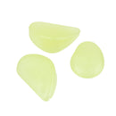 Pack of 100PCS Glow In The Dark Pebbles Stone Fish Tank Aquarium Decor Home Party Garden Yard Decor Ornaments Light Yellow