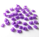 40pcs 3D Alphabet Plastic Cookie Cutter Set - Biscuit Pastry Mold Baking