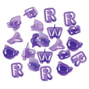 40pcs 3D Alphabet Plastic Cookie Cutter Set - Biscuit Pastry Mold Baking
