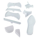 Set of 9pcs Plastic Lady High-Heeled Shoes Mold Fondant Cake Baking Mould Tool