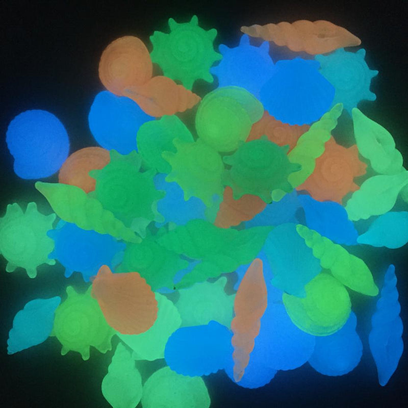 1 Set of 70PCS Glow In The Dark Stone Pebble Fish Tank Pot Aquarium Swimming Pool Flower Pot Vase Decor Ornaments