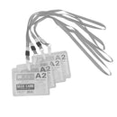 No-Twist Hook Neck Strap Lanyard String Cord For ID Pass Card Badge Grey Pack Of 10PCS