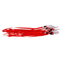 No-Twist Hook Neck Strap Lanyard String Cord For ID Pass Card Badge Red Pack Of 10PCS