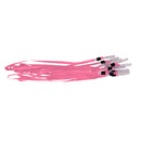 No-Twist Hook Neck Strap Lanyard String Cord For ID Pass Card Badge Pink Pack Of 10PCS