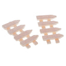 Barrier Fences Miniature Micro Landscape Bonsai Dollhouse Decor Miniature Home Garden Decor Ornaments Pack of 10PCS Pink White