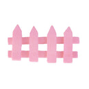 Barrier Fences Miniature Micro Landscape Bonsai Dollhouse Decor Miniature Home Garden Decor Ornaments Pack of 10PCS Pink