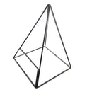 Stylish Modern Design Pyramid Shaped Glass Greenhouse Moss Miniature Decor Home Office Shop Supplies Clear