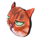 Generic Animal Head Face Bolster Pillow Case Throw Cushion Cover Sofa Room Decor