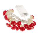 20-LED Mushroom Shape Wire String Lamp Fairy Lights Home Christmas Decor Battery Operated