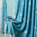 Cloud Pattern Window Curtain Home Bedroom Living Room Decor 100x250cm Blue