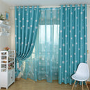 Cloud Pattern Window Curtain Home Bedroom Living Room Decor 100x250cm Blue