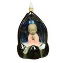 LED Changing Incense Cone Burner Ceramic Backflow Censer Reverse Tower Monk