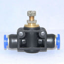 6mm Pneumatic Flow Control Connector Push In Fitting Air/Water Hose Tube