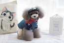 Fashionable Pet Dog Cat Costume T-Shirt Top Vest Puppy Cat Clothes Both Sides Wear Soft Comfortable Apparel Outfit Wine Red S