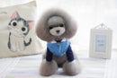 Fashionable Comfortable Warm Pet Dog Hoodie Jumper Vest Top Cat Puppy Knitwear Clothes Apparel Outfit Sky Blue S