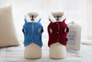 Fashionable Comfortable Warm Pet Dog Hoodie Jumper Vest Top Cat Puppy Knitwear Clothes Apparel Outfit Wine Red L
