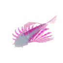 Artificial Silicone Glow Lionfish Snailfish Fish Aquarium Fish Harmless Fish Tank Decoration Ornaments Pet Supplies Red S