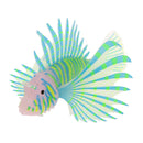 Artificial Silicone Glow Lionfish Snailfish Fish Aquarium Fish Harmless Fish Tank Decoration Ornaments Pet Supplies Green S