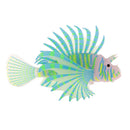 Artificial Silicone Glow Lionfish Snailfish Fish Aquarium Fish Harmless Fish Tank Decoration Ornaments Pet Supplies Green S