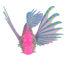 Artificial Silicone Glow Lionfish Snailfish Fish Aquarium Fish Harmless Fish Tank Decoration Ornaments Pet Supplies Green S