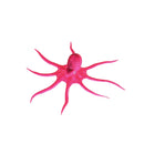 Artificial Soft Silicone Glowing Effect Octopus with Sucker Fish Aquarium Tank Decoration Ornaments Pet Supplies Pink S