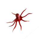 Artificial Soft Silicone Glowing Effect Octopus with Sucker Fish Aquarium Tank Decoration Ornaments Pet Supplies Brown S
