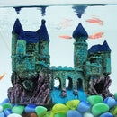 Resin Cartoon Castle Aquarium Decoration Castle Tower Ornament