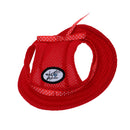 Pet Dog Cat Kitten Princess Fashionable Adjustable Chin Strap Sun Protection Hat Cap Sunbonnet Pet Lovers Gift Red Size M